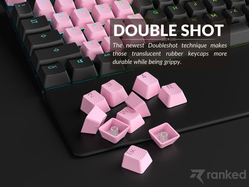 Rubberized TPR Keycaps - 23 Keys - Ranked